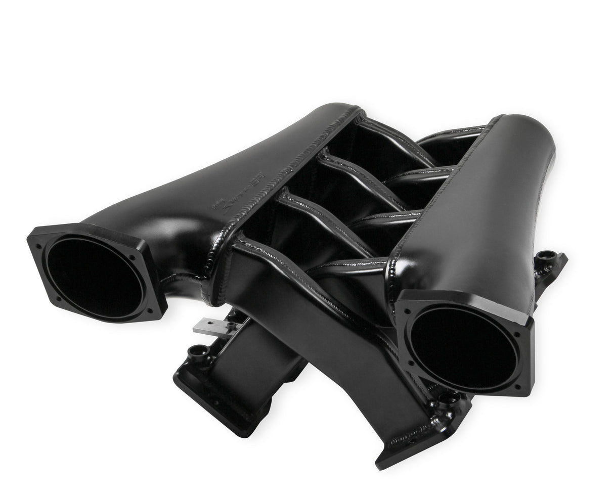 Holley 820242 Sniper EFI Fabricated Intake Manifold Dual Plenum 102mm LS1/2/6, Rail Kit - Blk