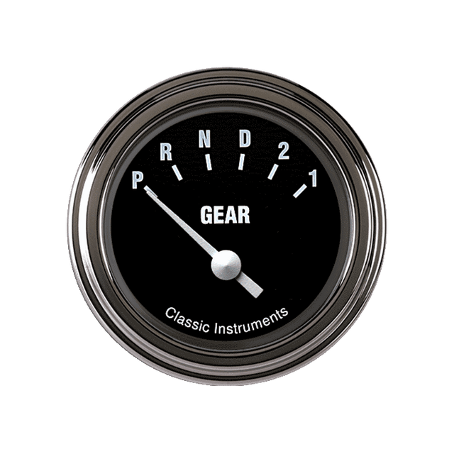Classic Instruments Hot Rod 2 1/8" Gear Indicator - HR07SLF