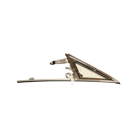 Scott Drake Vent Window Frame and Door Glass Run Assembly, Right Side, Clear - C5ZZ-65222404CK