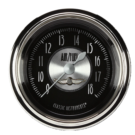 Classic Instruments All American Tradition 2 1/8" Air Fuel Ratio Gauge - AT194SHC