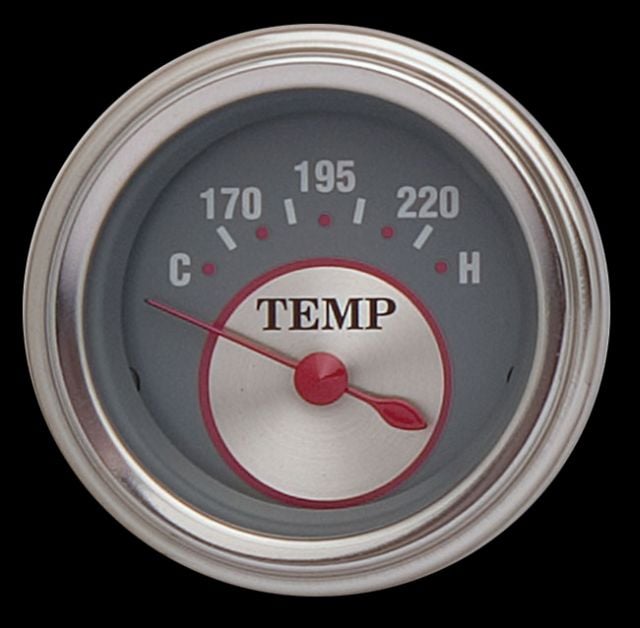 Classic Instruments Silver Series 2 1/8" Water Temp - SS26SLF