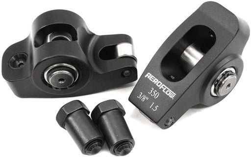 Aeroflow Small Block Chev Aluminium Roller Rocker Pair 3/8" Stud Mount, 1.5 Ratio, Set of 2 (AF95-1100-2) AF95-1100-2