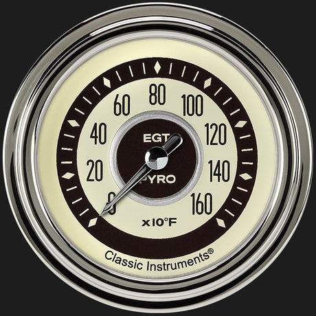 Classic Instruments Nostalgia VT 2 5/8" Exhaust Gas Temp. Gauge - NT398SLC