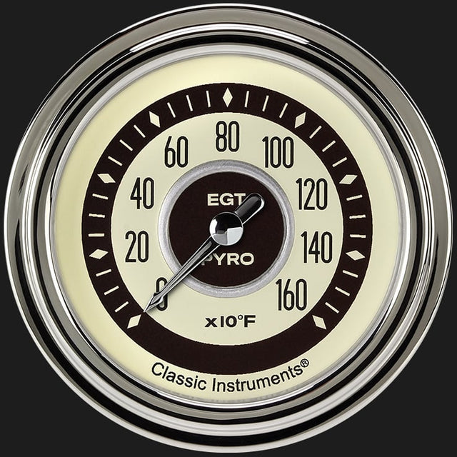 Classic Instruments Nostalgia VT 2 5/8" Exhaust Gas Temp. Gauge - NT398SLC