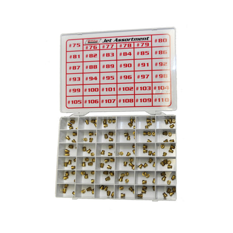 Quick Fuel Gas Jet Assortment Kit #75 thru #110 (4 ea.) - 36-436QFT