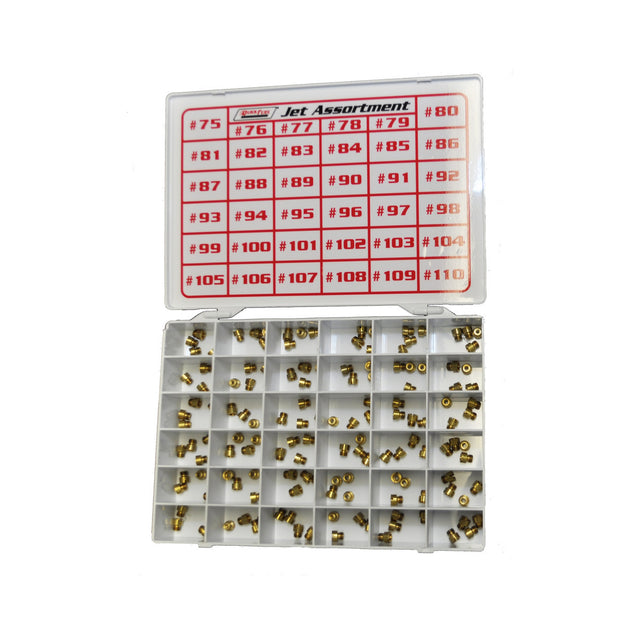 Quick Fuel Gas Jet Assortment Kit #75 thru #110 (4 ea.) - 36-436QFT