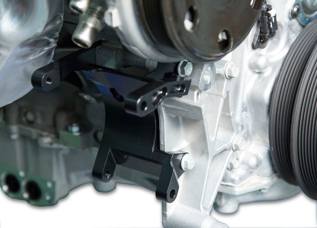 Holley 20-210 Low Mount A/C Brackets for the Gen 5 LT4/LT1 Dry Sump Engines