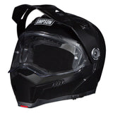 Simpson Motorcycle Journey Bandit Helmet - Black XS - JB2XS