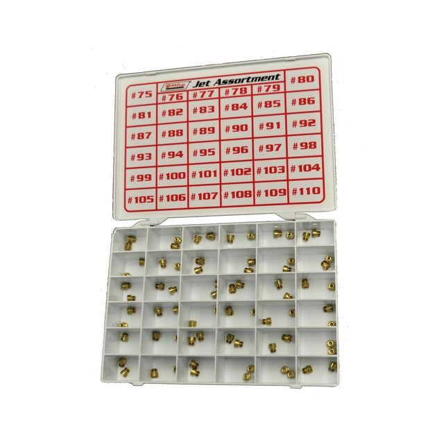 Quick Fuel Gas Jet Assortment Kit #75 thru #110 (2 ea.) - 36-236QFT