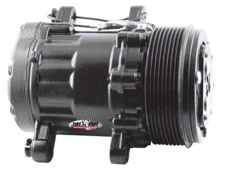 Tuff Stuff Sanden Style A/C Compressor, Black - TUF4517NC8GBLA TUF4517NC8GBLA