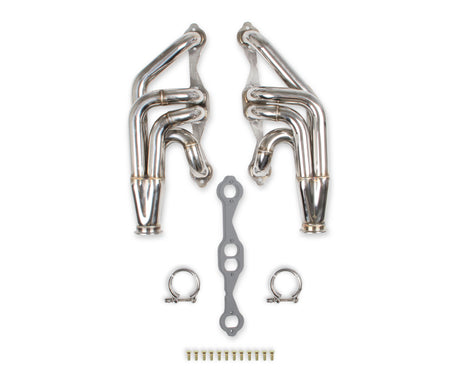 Flowtech Small Block Chevy Turbo Headers - Polished Finish - 11570FLT