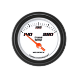 Classic Instruments Velocity White 2 1/8" Transmission Temp - VS27WBLF