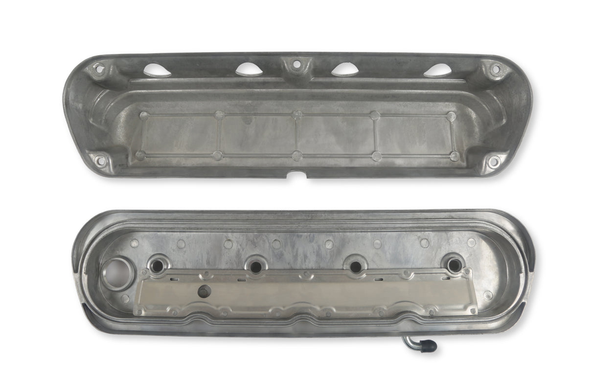Holley 241-185 2-Piece Ford Style Valve Cover - Gen III/IV LS - Natural
