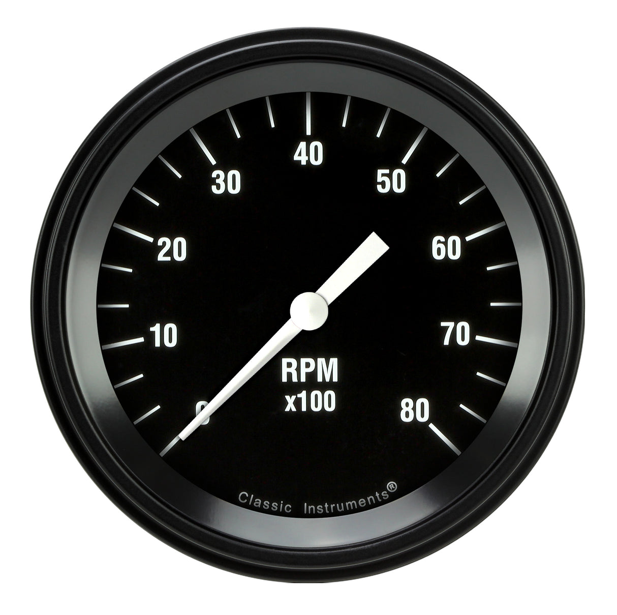 Classic Instruments HOT ROD 3IN TACH 8000 RPM - HR80BLF