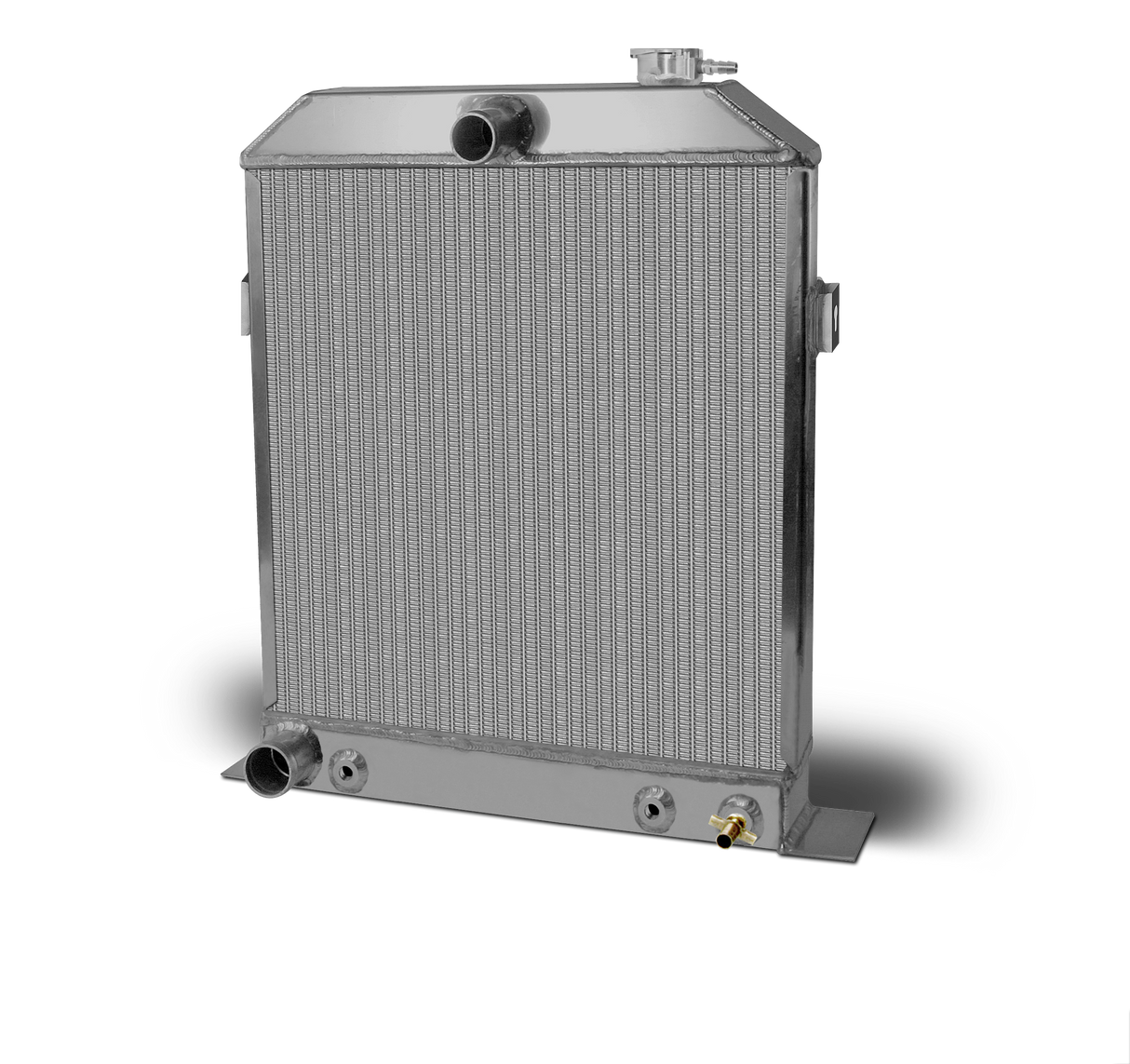 AFCO 1942-48 Ford Car Aluminum Radiator and Shroud - 81141-B-SP-N 81141-S-NA-N