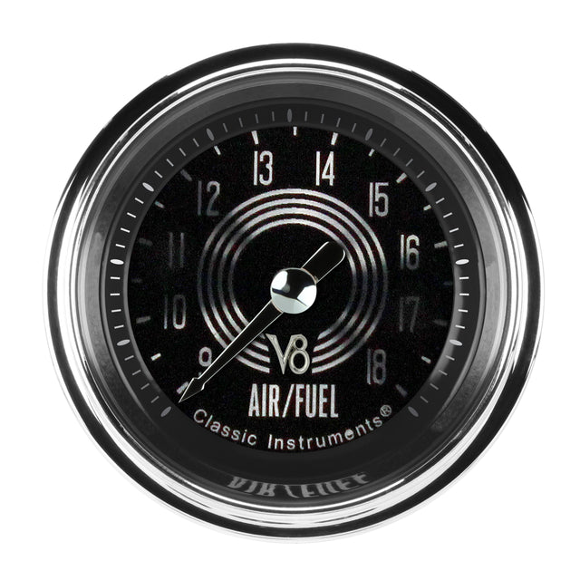 Classic Instruments V8 Speedster 2 1/8" Air Fuel Ratio Gauge - V8SR194SHC