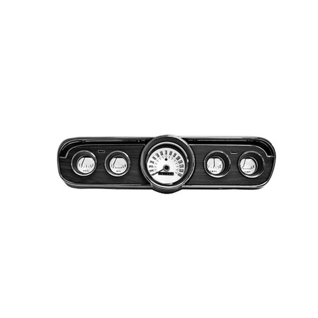Scott Drake 66 White Face Gauge Appliques (5 piece) - C6ZZ-10890-W