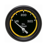 Classic Instruments Autocross Yellow 2-5/8" Oil Temperature Gauge - AX228YBPF