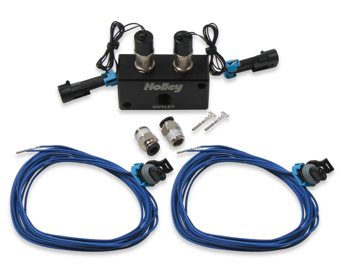 Holley 557-201 EFI High Flow Dual Solenoid Boost Control Kit