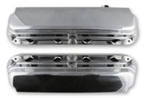 Holley 2-Piece Ford Style Valve Cover - Gen III/IV LS - Polished - 241-186