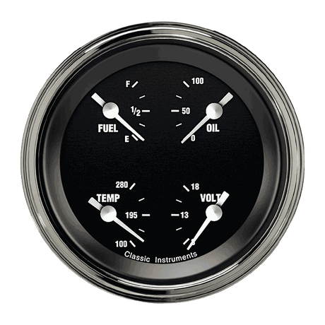 Classic Instruments HOT ROD 3IN QUAD 75-10 - HR73SLC