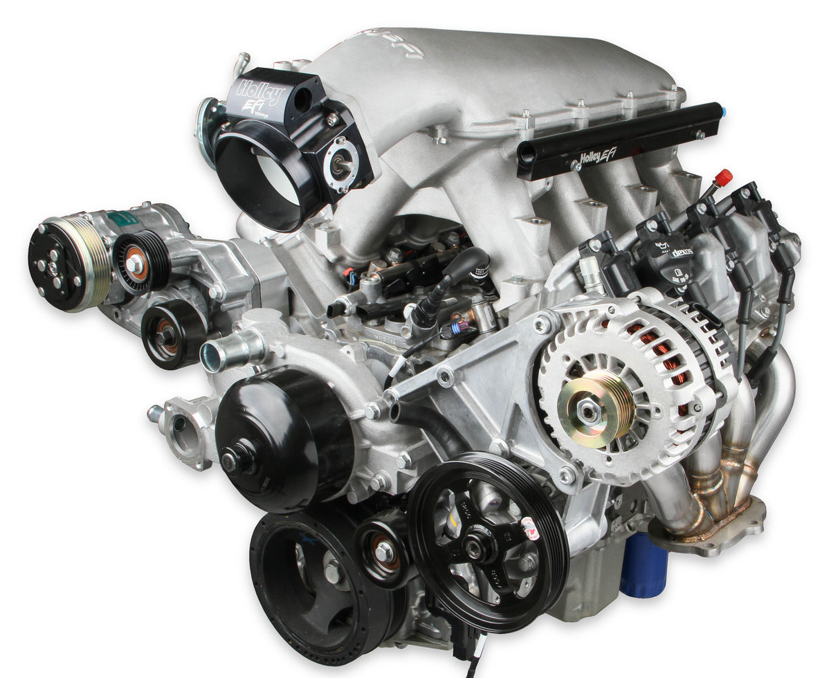 Holley 20-170 Complete GM Gen V LT, L83, L84, L86, and L87 Accessory Drive System w/ Alt, P/S, A/C, Water Pump, Belts, and Spacers