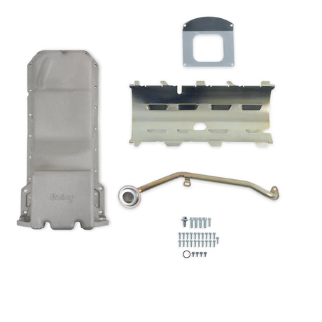 Holley Gen III Hemi Swap Oil Pan - Natural - 302-63