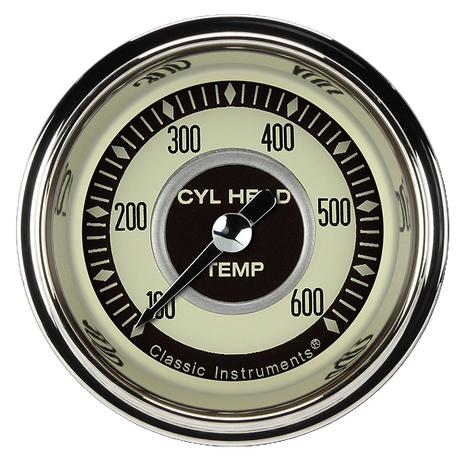 Classic Instruments Nostalgia 2-1/8" Cylinder Head Temperature Gauge - NT197SLF
