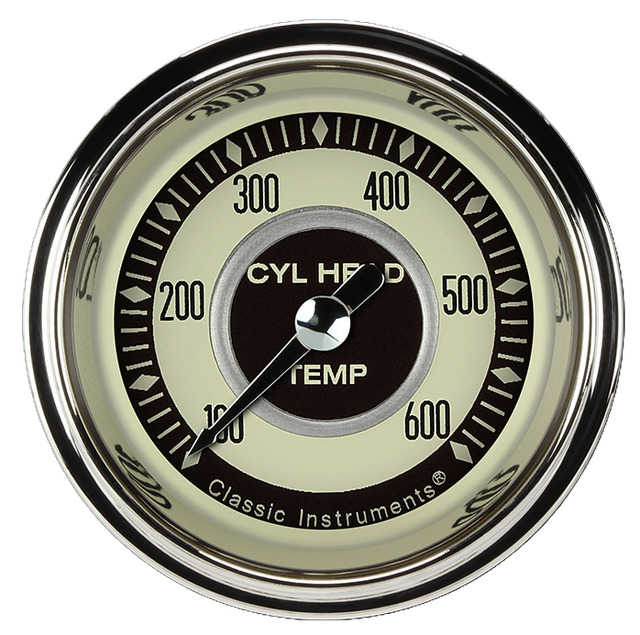 Classic Instruments Nostalgia 2-1/8" Cylinder Head Temperature Gauge - NT197SLF