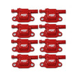 MSD Ignition Coil - Blaster Series - Gen V GDI Engine - Red - 8-Pack - Square - 82668