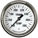 Classic Instruments White Hot 2 5/8" Transmission Temperature Gauge - WH327SLF