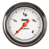 Classic Instruments VELOCITY WHITE 2IN FUEL PROGRAMERICAN - VS109WSLF