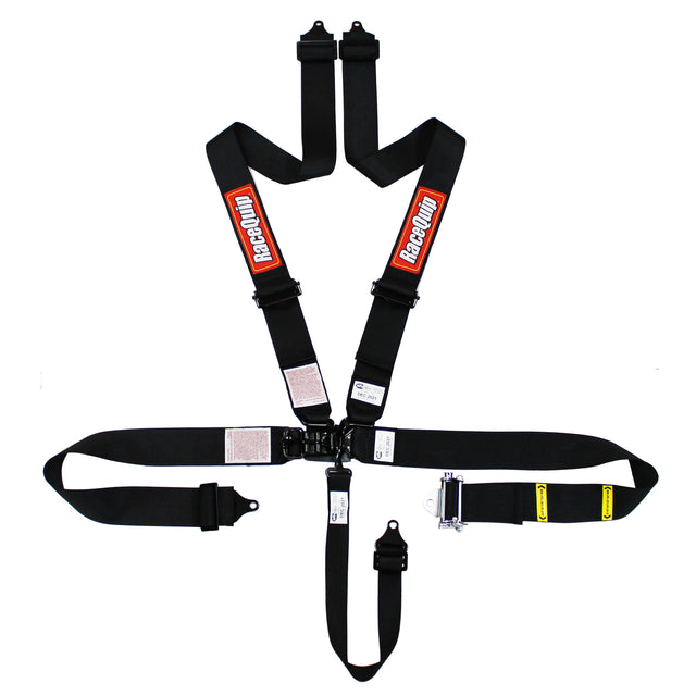 Racequip 5 Point Harness - Small Buckle Ratcheting Latch & Link - 813003RQP