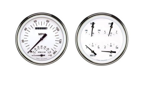 Classic Instruments WHITE HOT 5IN SPEEDTACH & QUAD - WH62SLC