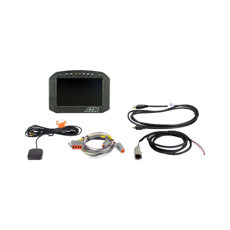 AEM CD-5FG Carbon GPS-Enabled Flat Panel Digital Dash Display - 30-5602F