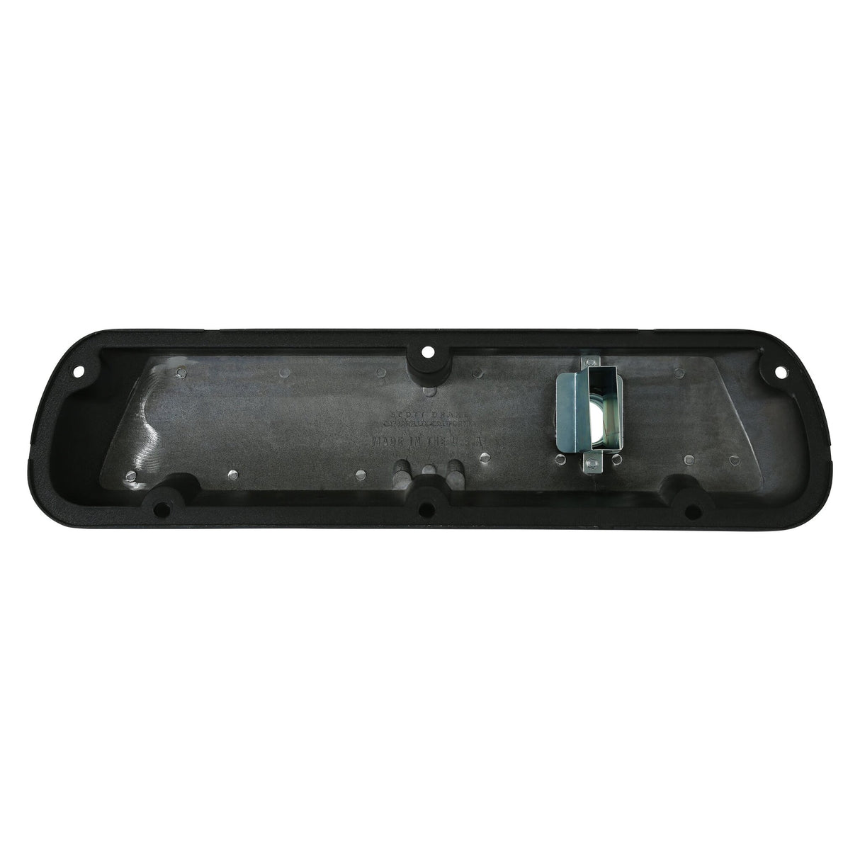 Scott Drake 289 Aluminum Valve Covers Black Powder Coat - 6A582-289