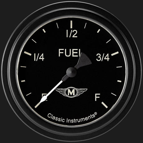 Classic Instruments Moal Bomber 2 5/8" Fuel Gauge - MA309BLF