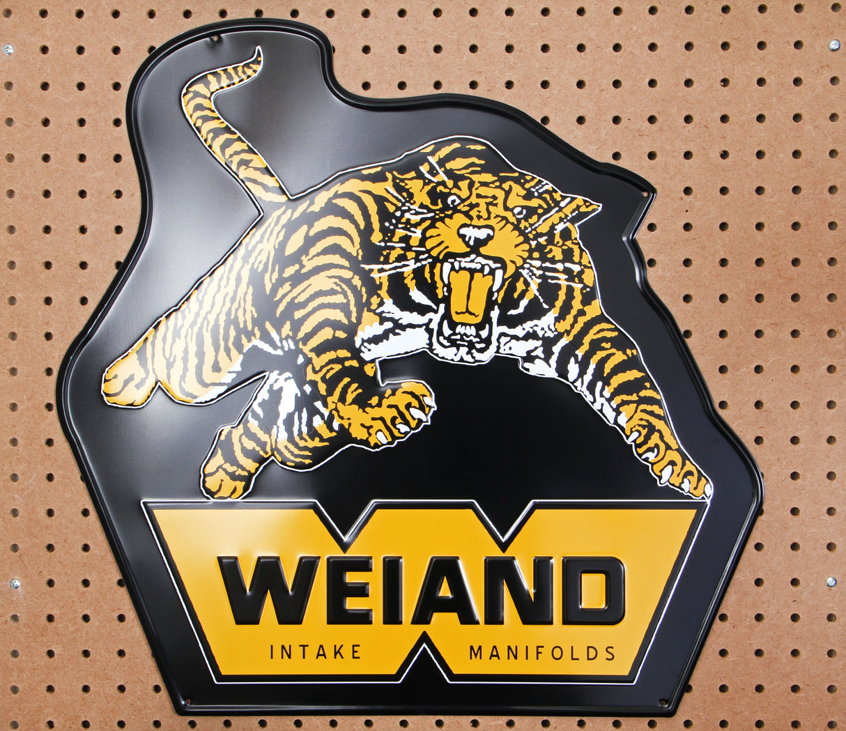 Weiand Tiger Metal Sign - 10009WND