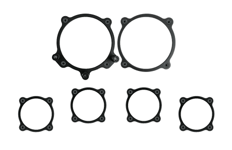 Classic Instruments Moal Bomber 6-gauge Trim Bezel Set - BZMA6GS