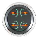 Classic Instruments G/Stock Quad Gauge (Fuel 240-33 Ohm) - GS76SLF
