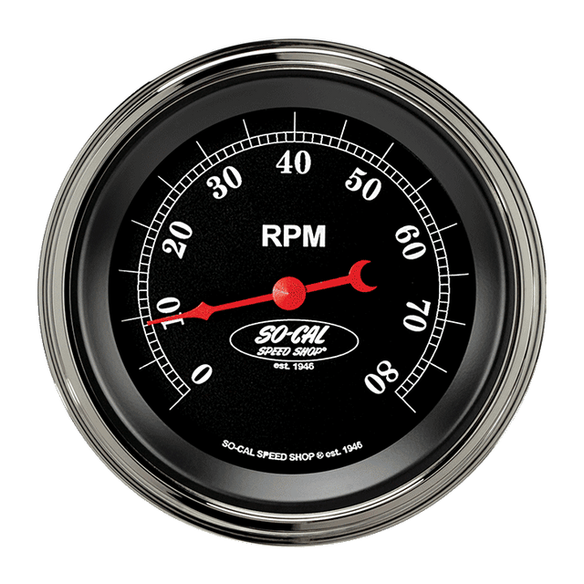 Classic Instruments So-Cal 3 3/8" Tachometer - SC80SLC