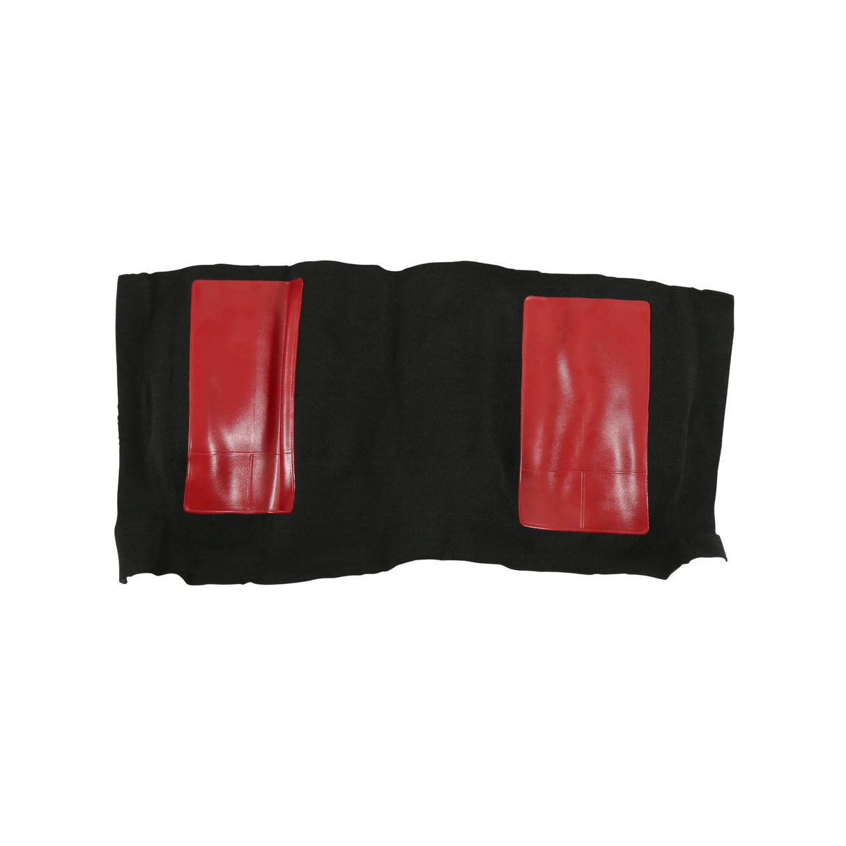 Scott Drake Mach 1 Carpet Kit (Black with Red Inserts) - CAR69-M-BK-RD