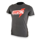 Simpson Racing Lightning fast shirt Charcoal youth XL - 4501YX