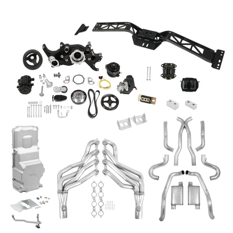 Holley GM 68-72 A-Body Level 5 LS Swap Essentials - Automatic and Manual - SE5-GMA-LSXF-AM