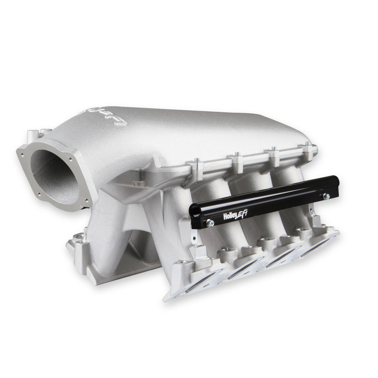 Holley EFI LS1 (Cath) Hi-Ram Natural Kit with 102mm TB and 100lb injectors - 300-123-100K