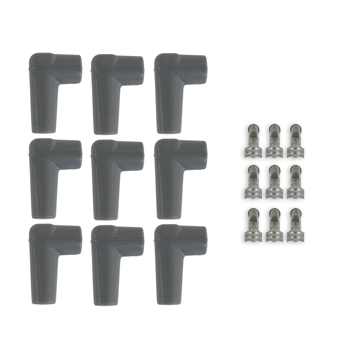 MSD Boot & Terminal Kit 90 Deg Short HEI Gray - 8848