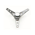 Mr Gasket Air Cleaner Wing Nut - Tri-Bar - Chrome - 9868