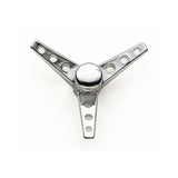 Mr Gasket Air Cleaner Wing Nut - Tri-Bar - Chrome - 9868