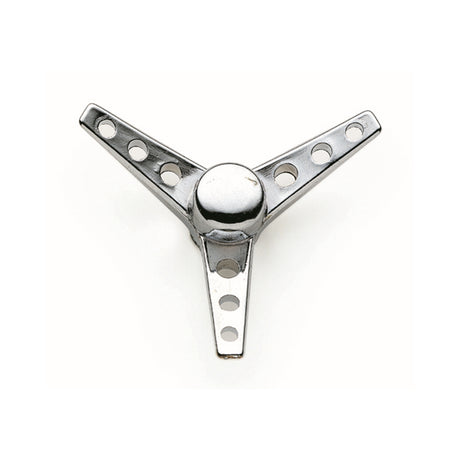 Mr Gasket Air Cleaner Wing Nut - Tri-Bar - Chrome - 9868