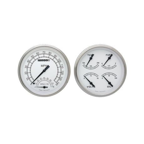 Classic Instruments CLASSIC WHITE 5IN SPEEDTACH & QUAD-GM - CW62SLC